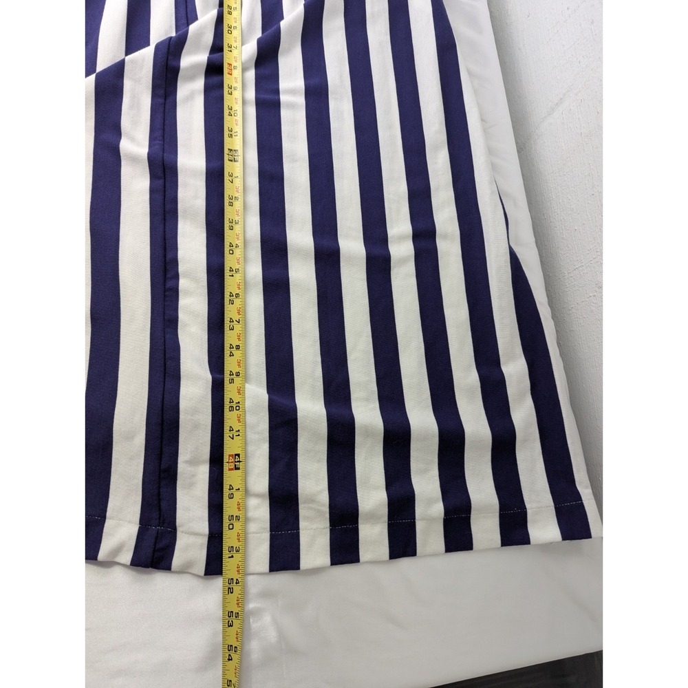 J. Crew‎ Rugby Striped Midi Maxi Cotton Dress W Pockets Sz 6 NWT - Picture 8 of 10